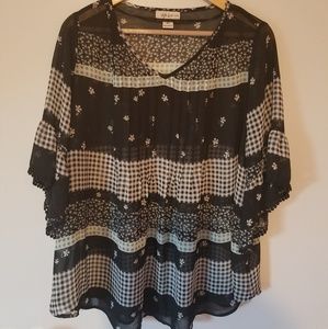 Style & co women's plus size short sleeve blouse